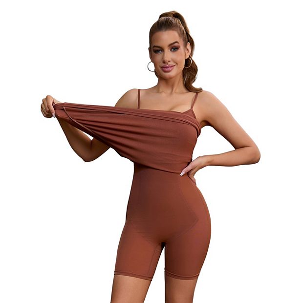 chinese dress ladies CRVY Long Sleeve Midi Shapewear Dress Black / XL