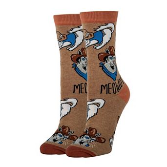 Women's Crew Socks - Meowdy