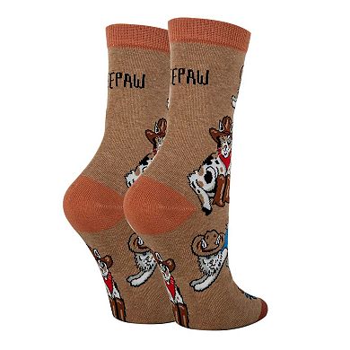 Women's Crew Socks - Meowdy