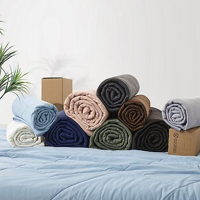Unikome Ultra-cool Lightweight Summer Blanket - Reversible Cooling Blanket for Hot Sleepers