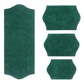 Home Weavers Waterford Collection 100% Cotton Tufted Bath Rug, Extra Soft & Absorbent Bath Rug