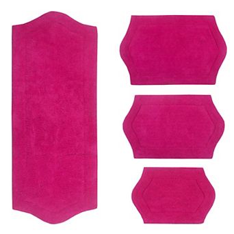 Home Weavers Waterford Collection 100% Cotton Tufted Bath Rug, Extra Soft & Absorbent Bath Rug