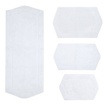 Home Weavers Waterford Collection 100% Cotton Tufted Bath Rug, Extra Soft & Absorbent Bath Rug