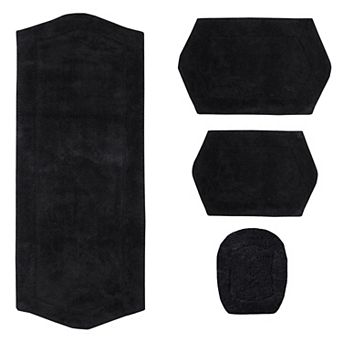 Home Weavers Waterford Collection 100% Cotton Tufted Bath Rug, Extra Soft & Absorbent Bath Rug