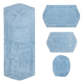 Home Weavers Waterford Collection 100% Cotton Tufted Bath Rug, Extra Soft & Absorbent Bath Rug