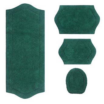 Home Weavers Waterford Collection 100% Cotton Tufted Bath Rug, Extra Soft & Absorbent Bath Rug