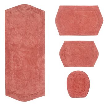 Home Weavers Waterford Collection 100% Cotton Tufted Bath Rug, Extra Soft & Absorbent Bath Rug