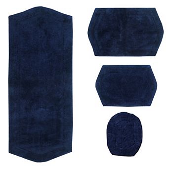 Home Weavers Waterford Collection 100% Cotton Tufted Bath Rug, Extra Soft & Absorbent Bath Rug