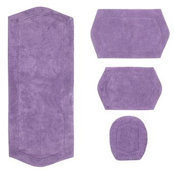 Home Weavers Waterford Collection 100% Cotton Tufted Bath Rug, Extra Soft & Absorbent Bath Rug