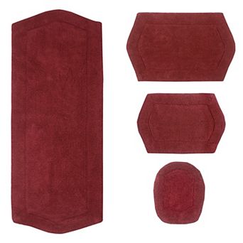 Home Weavers Waterford Collection 100% Cotton Tufted Bath Rug, Extra Soft & Absorbent Bath Rug