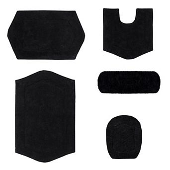 Home Weavers Waterford Collection 100% Cotton Tufted Bath Rug, Extra Soft & Absorbent Bath Rug