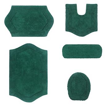 Home Weavers Waterford Collection 100% Cotton Tufted Bath Rug, Extra Soft & Absorbent Bath Rug