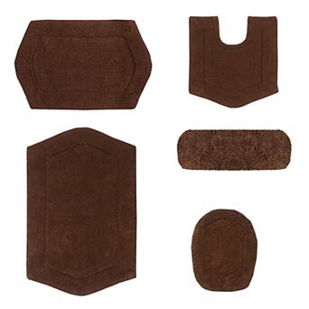 Home Weavers Waterford Collection 100% Cotton Tufted Bath Rug, Extra Soft & Absorbent Bath Rug
