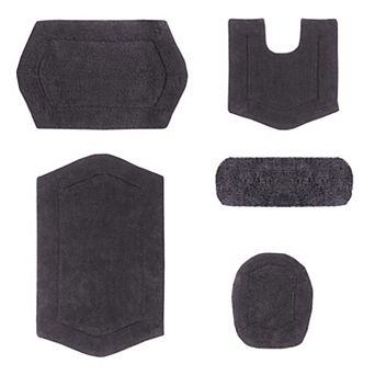 Home Weavers Waterford Collection 100% Cotton Tufted Bath Rug, Extra Soft & Absorbent Bath Rug