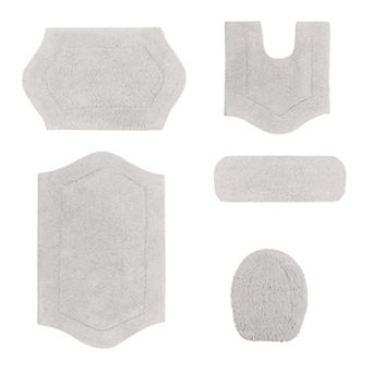 Home Weavers Waterford Collection 100% Cotton Tufted Bath Rug, Extra Soft & Absorbent Bath Rug