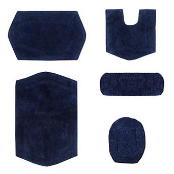 Home Weavers Waterford Collection 100% Cotton Tufted Bath Rug, Extra Soft & Absorbent Bath Rug