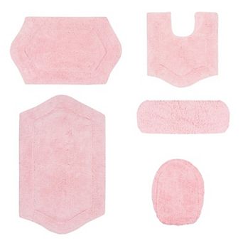 Home Weavers Waterford Collection 100% Cotton Tufted Bath Rug, Extra Soft & Absorbent Bath Rug