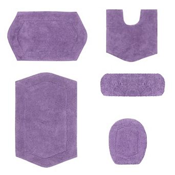 Home Weavers Waterford Collection 100% Cotton Tufted Bath Rug, Extra Soft & Absorbent Bath Rug