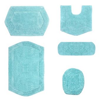 Home Weavers Waterford Collection 100% Cotton Tufted Bath Rug, Extra Soft & Absorbent Bath Rug