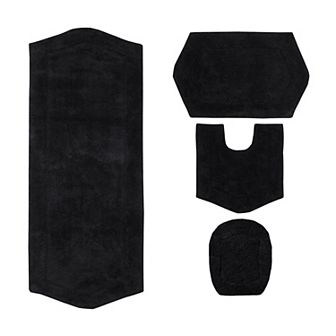 Home Weavers Waterford Collection 100% Cotton Tufted Bath Rug, Extra Soft & Absorbent Bath Rug
