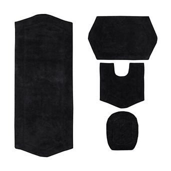 Home Weavers Waterford Collection 100% Cotton Tufted Bath Rug, Extra Soft & Absorbent Bath Rug