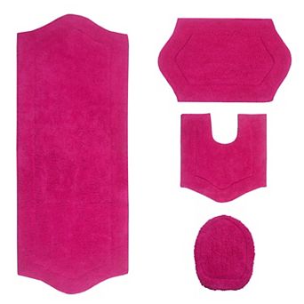 Home Weavers Waterford Collection 100% Cotton Tufted Bath Rug, Extra Soft & Absorbent Bath Rug