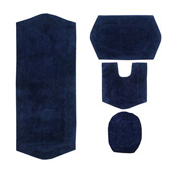 Home Weavers Waterford Collection 100% Cotton Tufted Bath Rug, Extra Soft & Absorbent Bath Rug