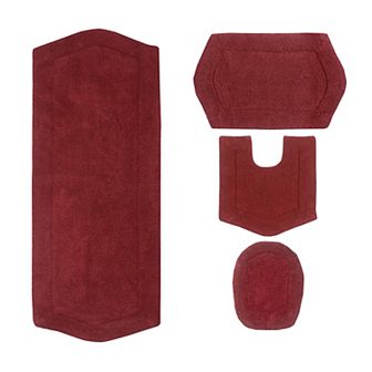 Home Weavers Waterford Collection 100% Cotton Tufted Bath Rug, Extra Soft & Absorbent Bath Rug