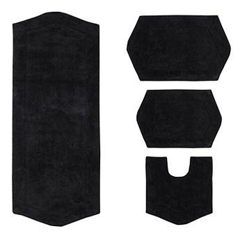 Home Weavers Waterford Collection 100% Cotton Tufted Bath Rug, Extra Soft & Absorbent Bath Rug