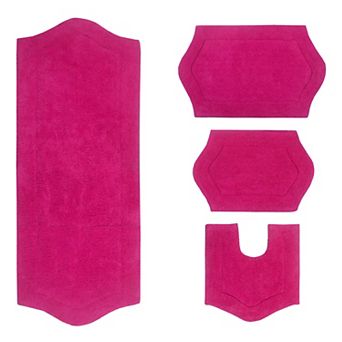 Home Weavers Waterford Collection 100% Cotton Tufted Bath Rug, Extra Soft & Absorbent Bath Rug