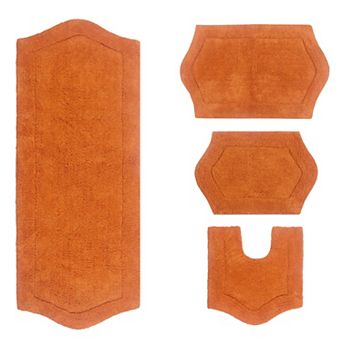 Home Weavers Waterford Collection 100% Cotton Tufted Bath Rug, Extra Soft & Absorbent Bath Rug