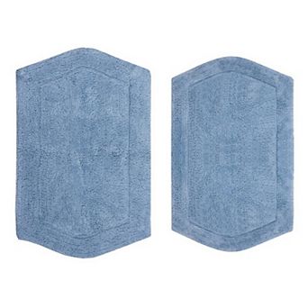 Home Weavers Waterford Collection 100% Cotton Tufted Bath Rug, Extra Soft & Absorbent Bath Rug