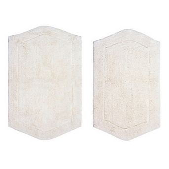 Home Weavers Waterford Collection 100% Cotton Tufted Bath Rug, Extra Soft & Absorbent Bath Rug