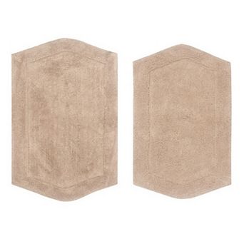 Home Weavers Waterford Collection 100% Cotton Tufted Bath Rug, Extra Soft & Absorbent Bath Rug