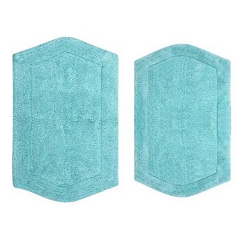Home Weavers Waterford Collection 100% Cotton Tufted Bath Rug, Extra Soft & Absorbent Bath Rug