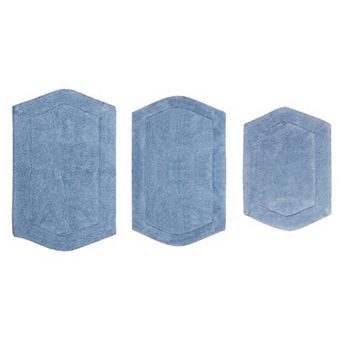 Home Weavers Waterford Collection 100% Cotton Tufted Bath Rug, Extra Soft & Absorbent Bath Rug