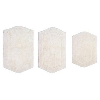 Home Weavers Waterford Collection 100% Cotton Tufted Bath Rug, Extra Soft & Absorbent Bath Rug