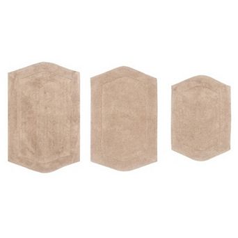 Home Weavers Waterford Collection 100% Cotton Tufted Bath Rug, Extra Soft & Absorbent Bath Rug