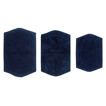 Home Weavers Waterford Collection 100% Cotton Tufted Bath Rug, Extra Soft & Absorbent Bath Rug