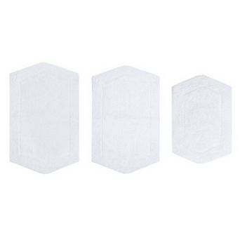 Home Weavers Waterford Collection 100% Cotton Tufted Bath Rug, Extra Soft & Absorbent Bath Rug