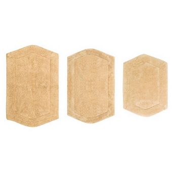 Home Weavers Waterford Collection 100% Cotton Tufted Bath Rug, Extra Soft & Absorbent Bath Rug