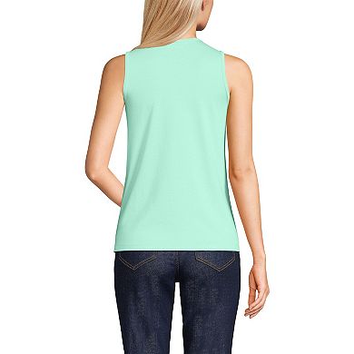 Petite Lands' End Keyhole Tank Top