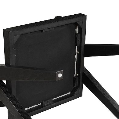 Steve Silver Co. Upholstered Arm Chair with Black Finish