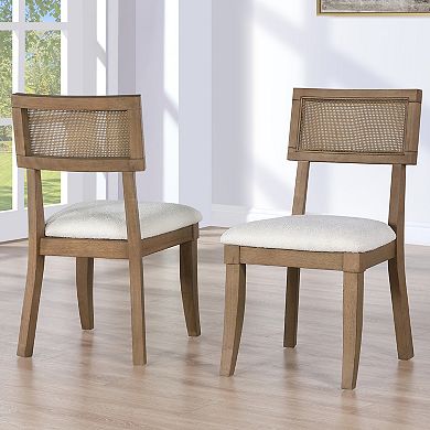 Steve Silver Co. Colvin Cane Boucle Dining Chair