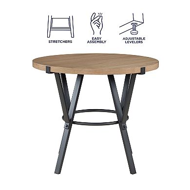 Steve Silver Co. Round Counter Table with Metal Base
