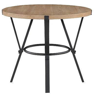 Steve Silver Co. Round Counter Table with Metal Base