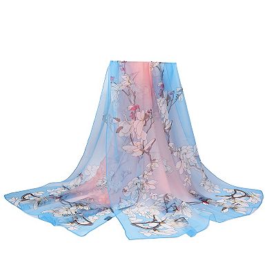 Women's Mellow World Floral Chiffon Wrap Scarf