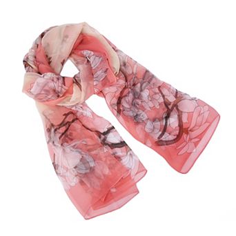 Women's Mellow World Floral Chiffon Wrap Scarf