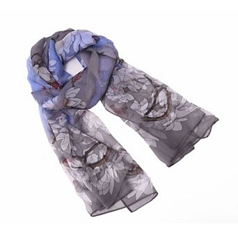Women's Mellow World Floral Chiffon Wrap Scarf