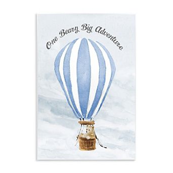 Stupell Home Decor Beary Big Adventure Balloon Wall Plaque